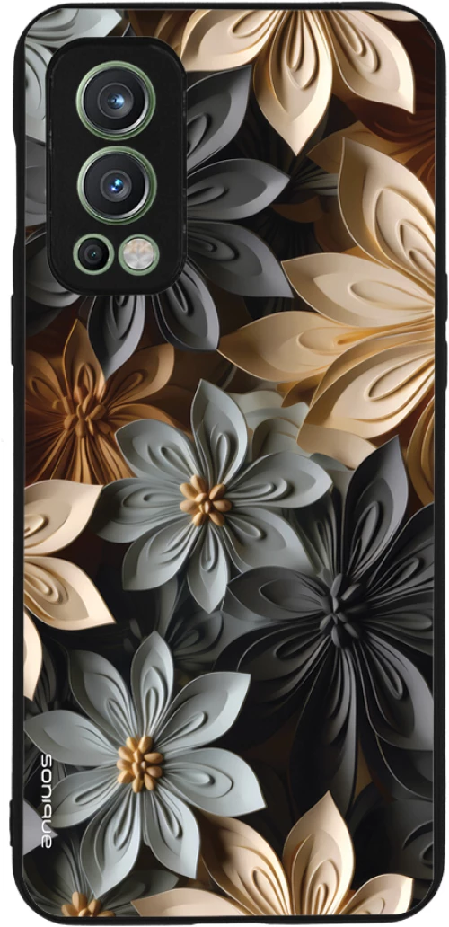Θήκη Sonique 3D Flower Series για OnePlus Nord 2 5G Γκρι