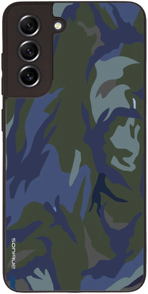 Θήκη Sonique Camouflage Army Series για Samsung Galaxy S21 FE Μπλε 01
