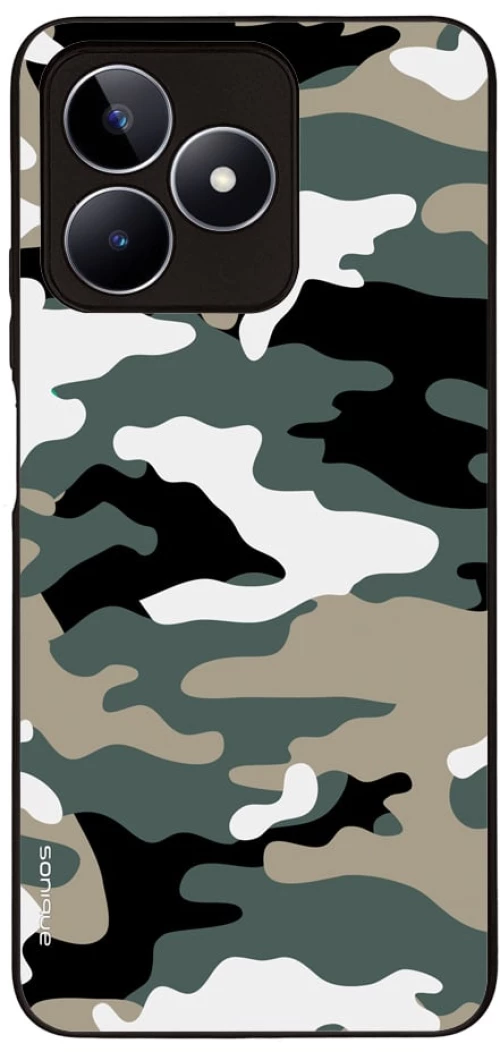 Θήκη Sonique Camouflage Army Series για Realme C51 / Realme C53 / Realme Note 50 Χακί