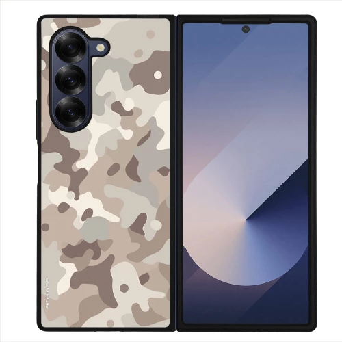 Θήκη Sonique Camouflage Army Series για Samsung Galaxy Z Fold 6 Μπεζ