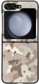 Θήκη Sonique Camouflage Army Series για Samsung Galaxy Z Flip 5 Μπεζ