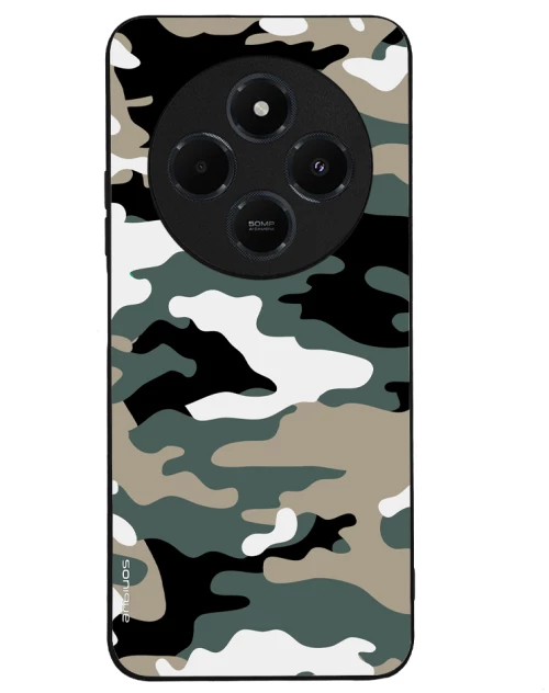 Θήκη Sonique Camouflage Army Series για Xiaomi Redmi 14C 4G / Poco C75 4G / Redmi A4 5G Χακί