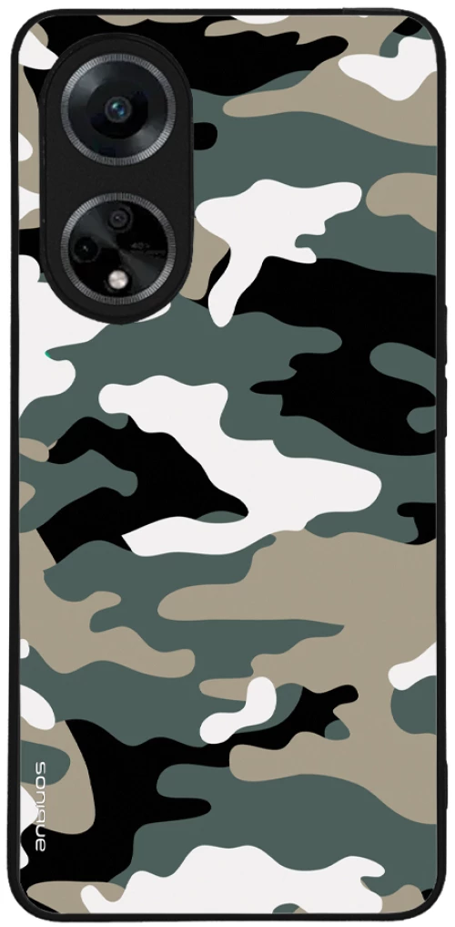 Θήκη Sonique Camouflage Army Series για Oppo A98 5G Χακί