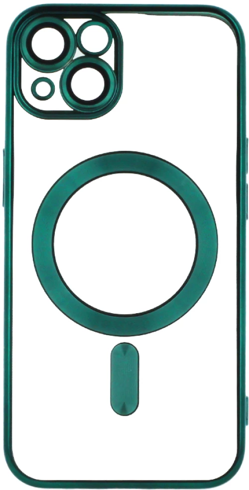 Color Chrome Mag case for Samsung Galaxy A55 5G green