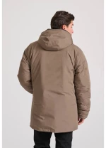 Funky Buddha Comfort ανδρικό παρκά μπεζ FBM010-041-01-beige