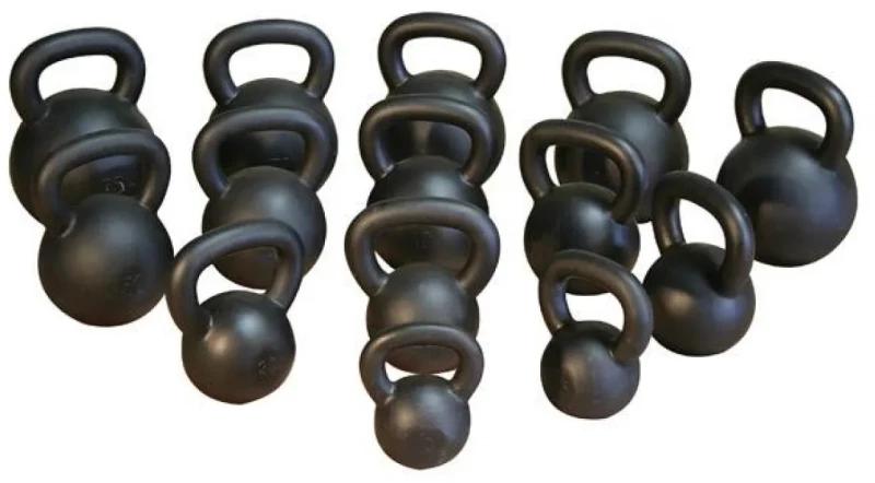 Kettlebell 14kg Black Mat Optimum