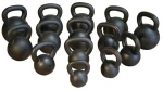 Kettlebell 14kg Black Mat Optimum