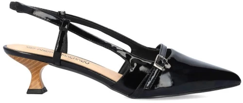 Andres Machado 6034-01 Γόβα Μαύρη 4cm