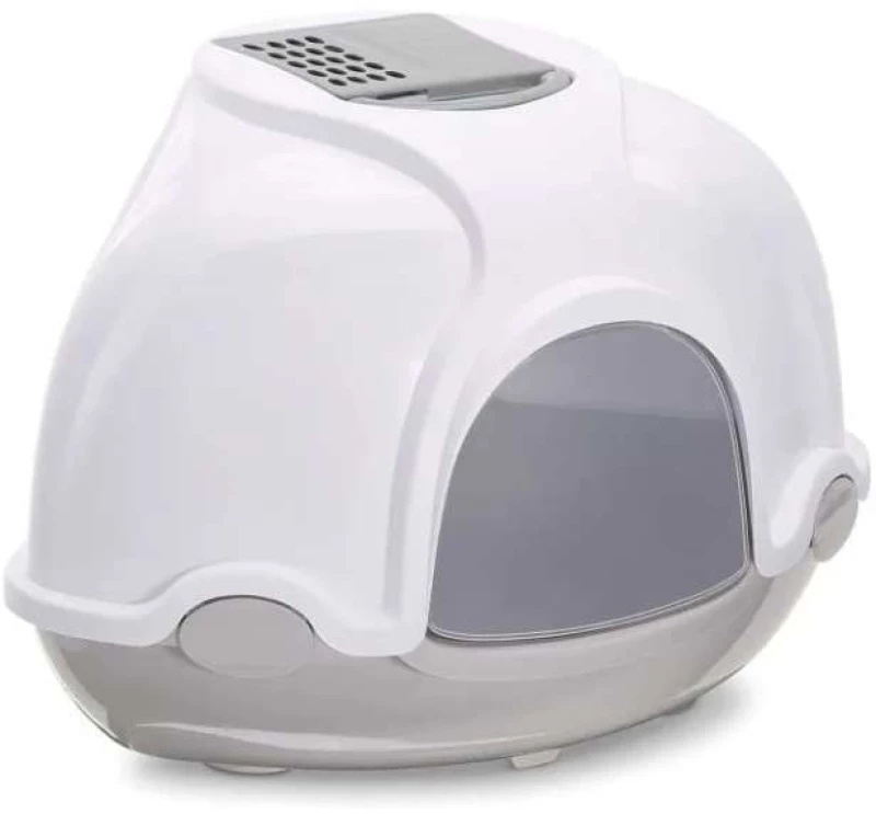 Imac Ginger Τουαλέτα Γάτας Γωνιακή Grey 52x52x44,5cm