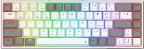Gaming πληκτρολόγιο - Redragon Castor Pro K631RGB-PRO-WG