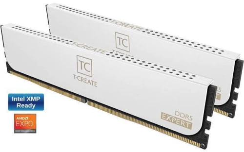 DDR5 32GB KIT 2x16GB PC 6000 Team T-CREATE EXPERT CTCWD532G6000HC30DC01 weiß