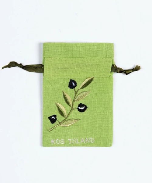 Σαπουνοθήκη (10τμχ) ΚΩΣ (9cm x 14cm) πράσινο με χρώμα Silk Fashion