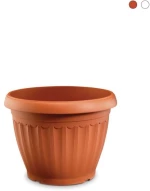 PLASTONA Corfu 645 Γλάστρα Στρόγγυλη 32lt 45x34cm