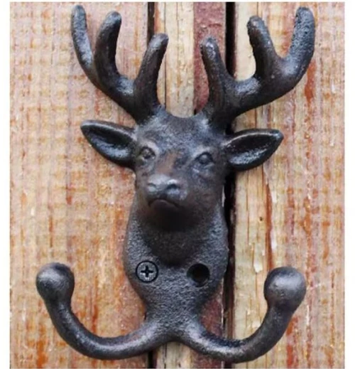 Lalos Κρεμάστρα Μαντεμένια 13cm Reindeer - Τάρανδος Μαύρη 9473