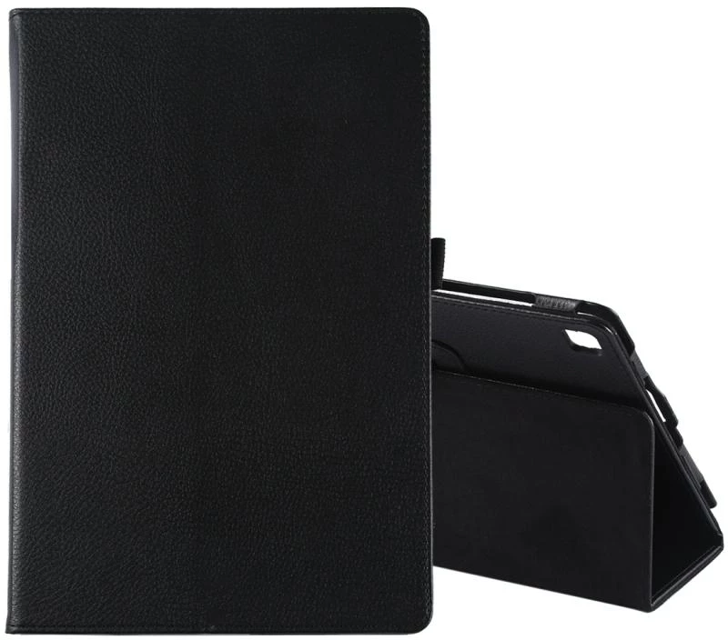 Litchi Texture Horizontal Flip Leather Case για Galaxy Tab S5e 10.5 T720 / T725, με θήκη (Μαύρο)