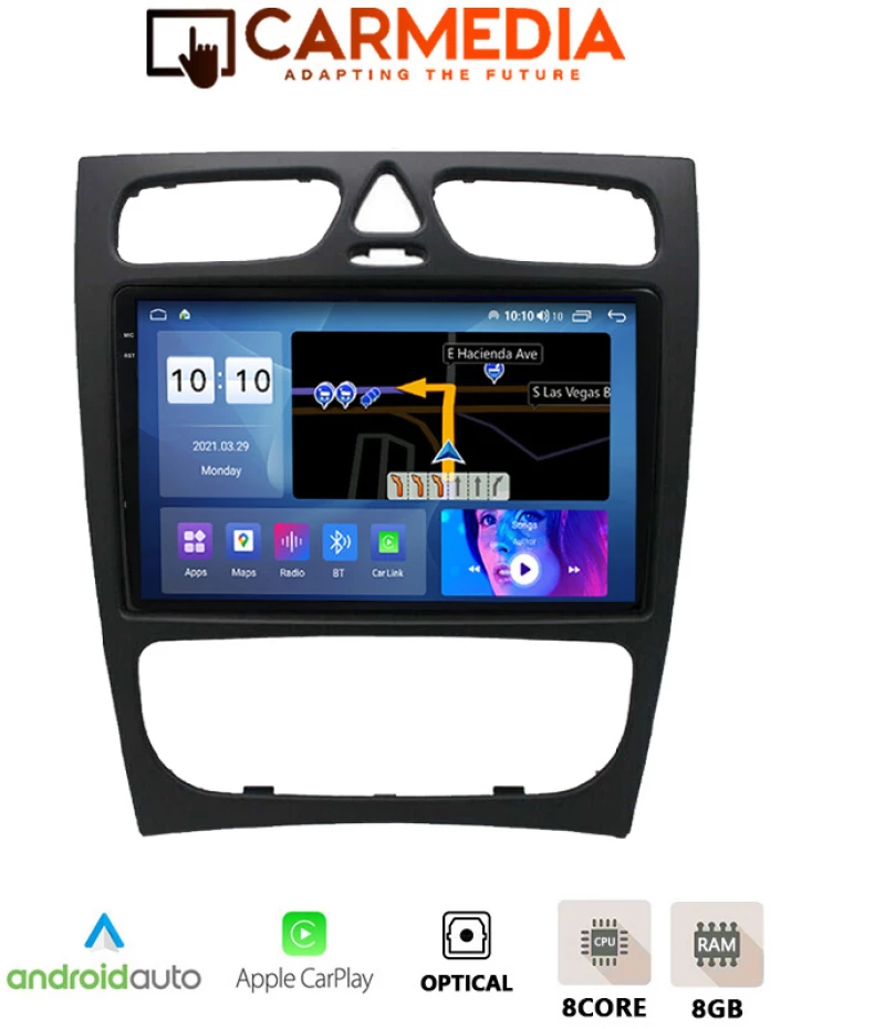CARMEDIA CMDU4095-4 PRO PLUS TABLET 9.5'' OEM MERCEDES C (W203) 1999-2004