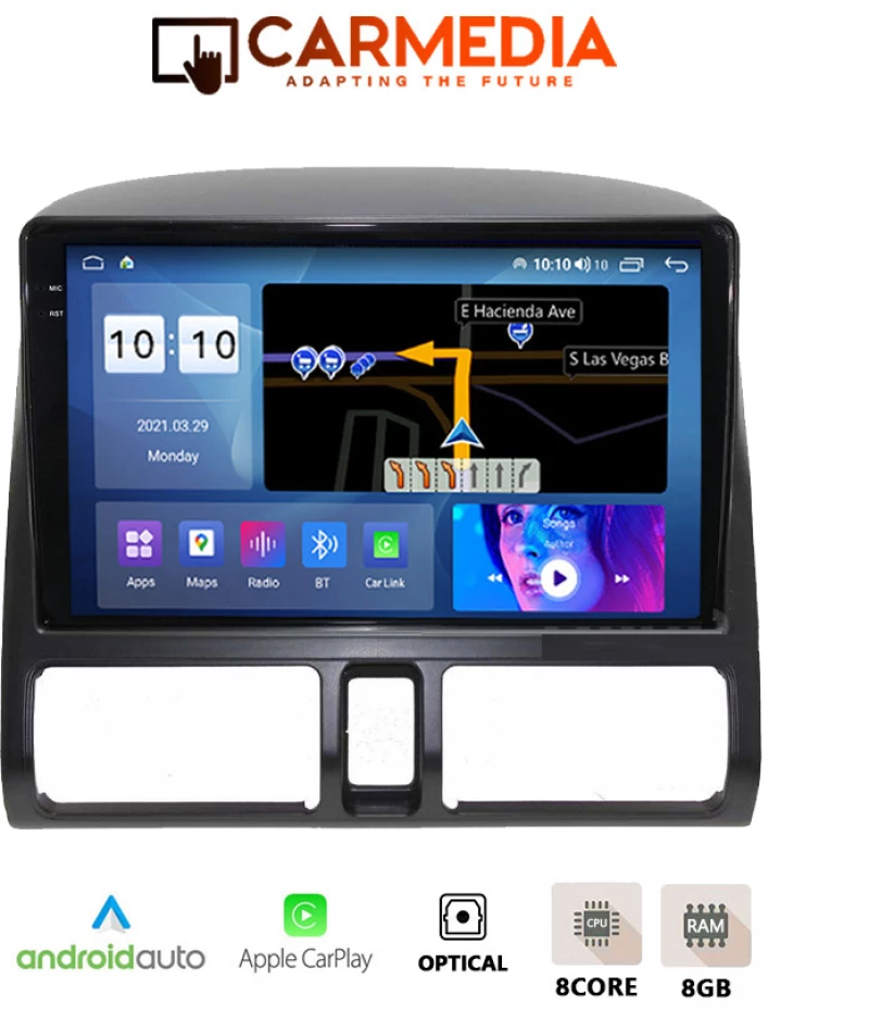 CARMEDIA CMDU4095-5 PRO PLUS TABLET 9.5'' OEM HONDA CRV 1996-2006 CLIMA
