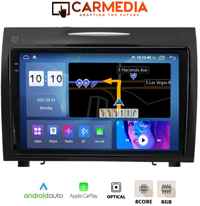 CARMEDIA CMDU4095-5 PRO PLUS TABLET 9.5'' OEM MERCEDES SLK (R171) 2004-2010