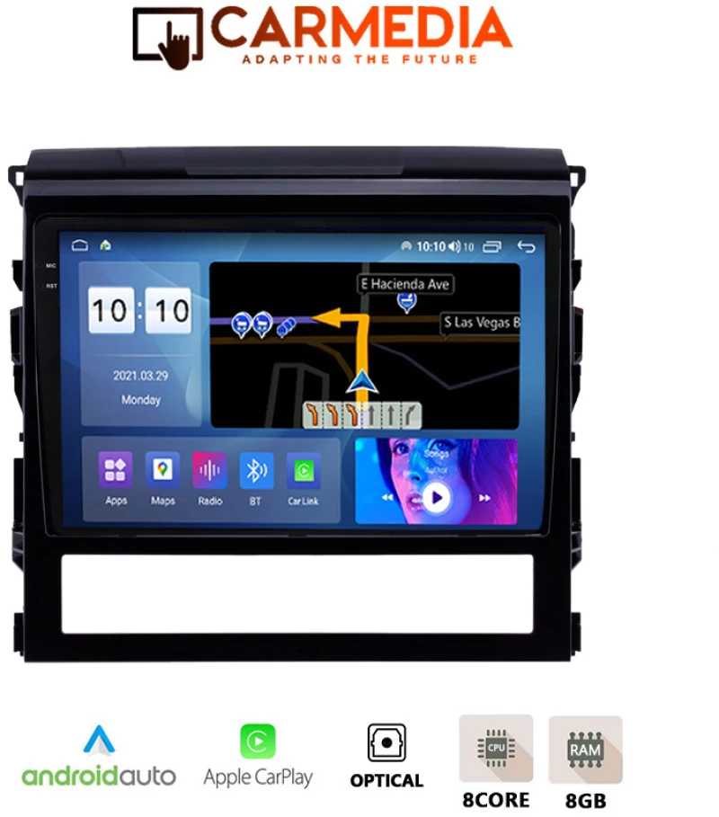 CARMEDIA CMDU8095-6 PRO PLUS TABLET 9.5'' OEM TOYOTA LANDCRUISER 2016-2019
