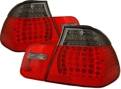 Πισινά Φανάρια Set Για Bmw 3 E46 Sedan 98-01 Led Κόκκινο/Smoke Eagle Eyes