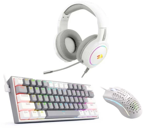 Gaming Πακέτο - Redragon KMH1 White 3in1 Combo