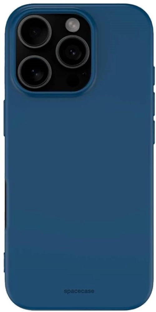 Θήκη iPhone 16 Pro Max Spacecase Silicone Case Σιλικόνης - Blue (5905719111601)