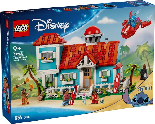 LEGO® DISNEY ΛΙΛΟ ΚΑΙ ΣΤΙΤΣ – ΤΟ ΠΑΡΑΛΙΑΚΟ ΣΠΙΤΙ (#43268)