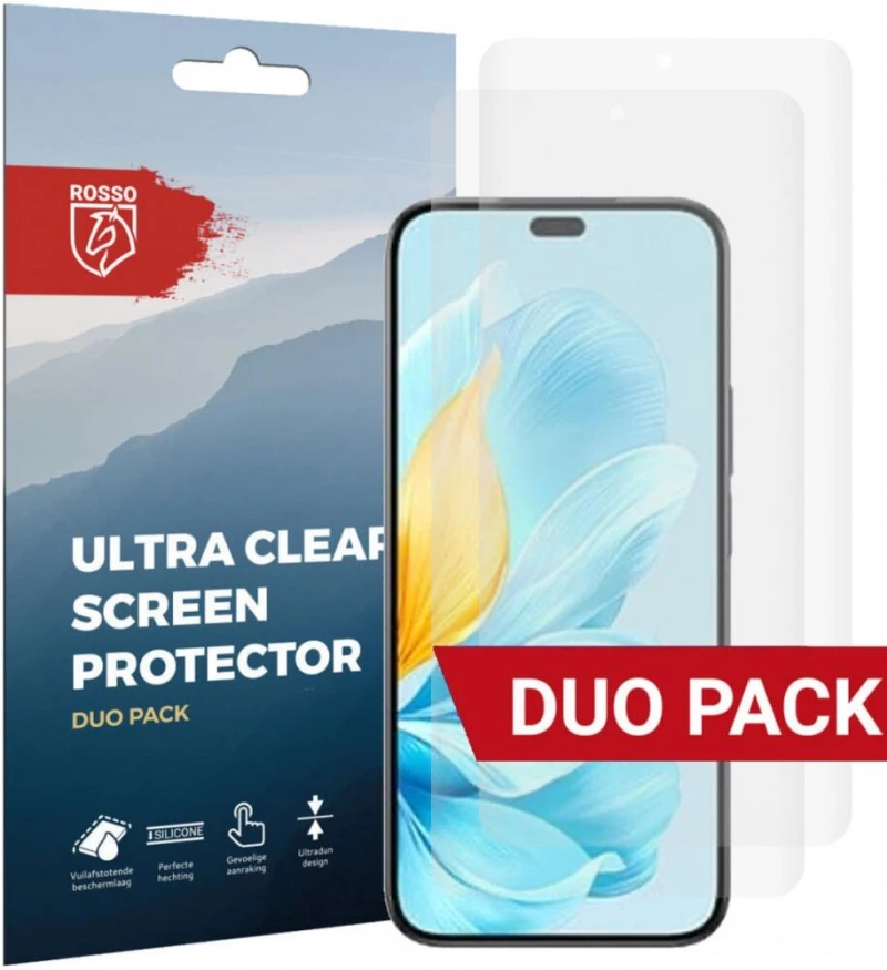 Μεμβράνη Προστασίας Honor 200 Lite Rosso Ultra Clear Screen Protector Οθόνης 2 Τεμάχια - Clear (8719246458774)