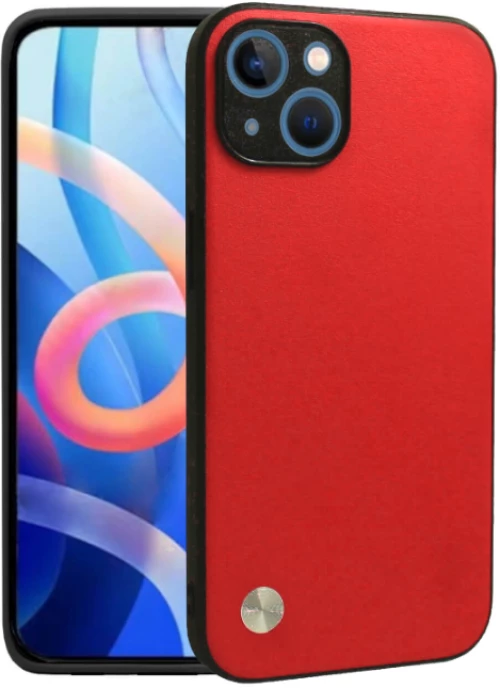 Θήκη iPhone 13 Bodycell Vegan Cover Σκληρή - Red (5206015075643)