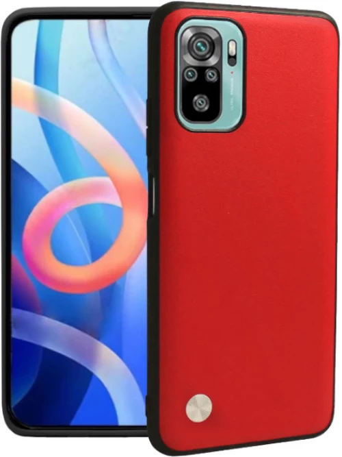 Θήκη Xiaomi Redmi Note 10 / Note 10S / Poco M5s Bodycell Vegan Cover Σκληρή - Red (5206015077562)