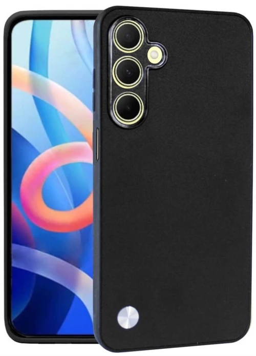 Θήκη Samsung Galaxy M15 Bodycell Vegan Cover Σκληρή - Black (5206015076978)