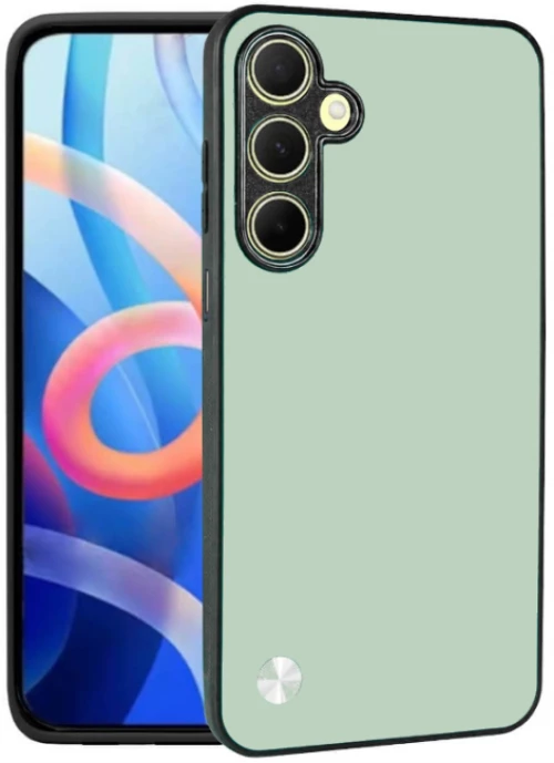 Θήκη Samsung Galaxy M15 Bodycell Vegan Cover Σκληρή - Light Green (5206015076992)