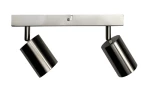 URBAN ΣΠΟΤ ΔΙΠΛΟ ΑΛΟΥΜΙΝΙΟΥ GU10 ΝΙΚΕΛ ΜΑΤ 260x85x25mm