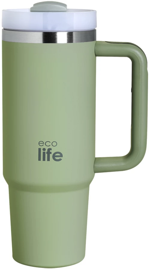 Ecolife Θερμός Tumbler από Ανοξείδωτο Ατσάλι 900ml Bay Leaf 33-BO-5013