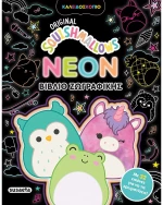 Squishmallows - Neon Bιβλίο ζωγραφικής