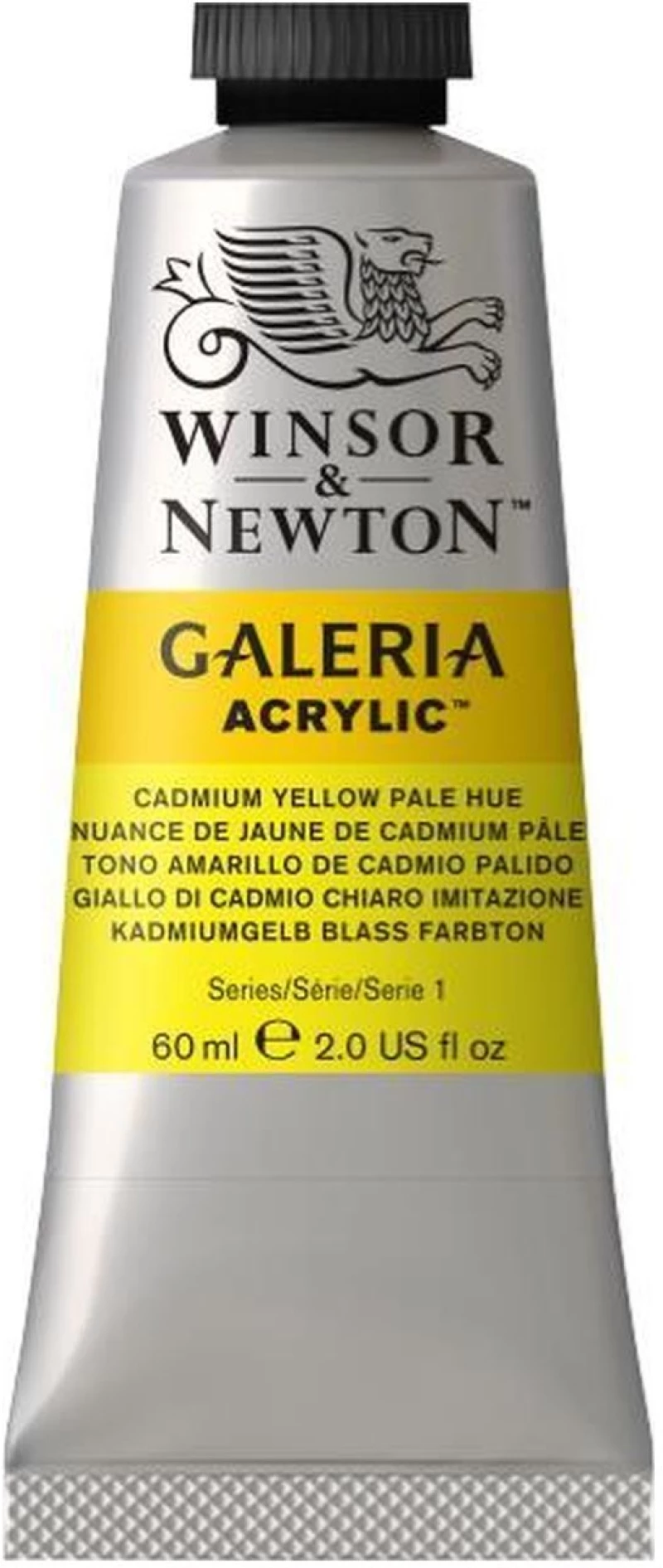 Winsor & Newton 60ml Galeria Acrylic Cadmium Yellow Pale Hue