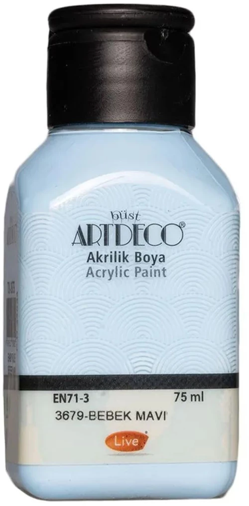 Artdeco 75 ml Ακρυλικό Μεταλλικό Χρώμα Baby Blue 3679