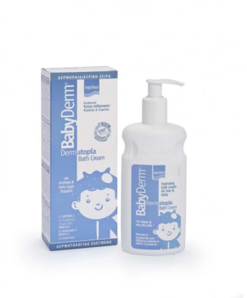INTERMED Babyderm Dermatopia Cream Ενυδατική & Μαλακτική Κρέμα Προσώπου & Σώματος, 75ml