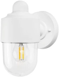 Απλίκα Φωτιστικό Τοίχου 1xE27 Πλαστικό IP44 LP-210 Heronia Lighting 42-0024 Λευκό