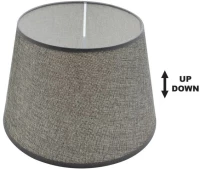 Καπέλο Φωτιστικού Ε27/E14 Up-Down 18xΦ25cm Ύφασμα SPC 25 Arlight  0284149 Γκρι