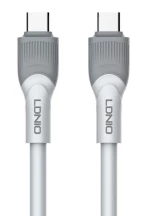 Καλώδιο USB-c Σε USB-c Lc601c 100W Pd 1m Γκρι LDNIO 6933138601136
