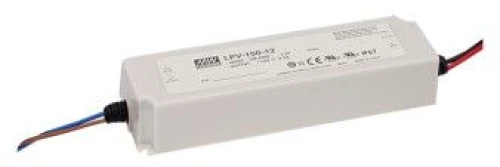 Τροφοδοτικό 100W 12Vdc Λευκό ΙΡ67 Mean Well LPV-100-12 400037 Cubalux 400037 Λευκό