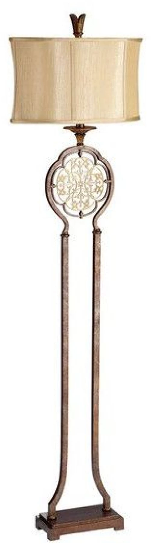 Επιδαπέδιο Φωτιστικό E27 60W IP20 Μπρονζέ Marcella FE-MARCELLA-FL Elstead Lighting FE-MARCELLA-FL Μπρονζέ