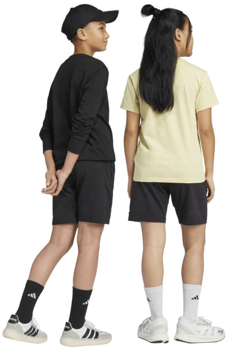 Παιδική Βερμούδα Adidas Sportswear Black/White  Μαύρο Λευκό