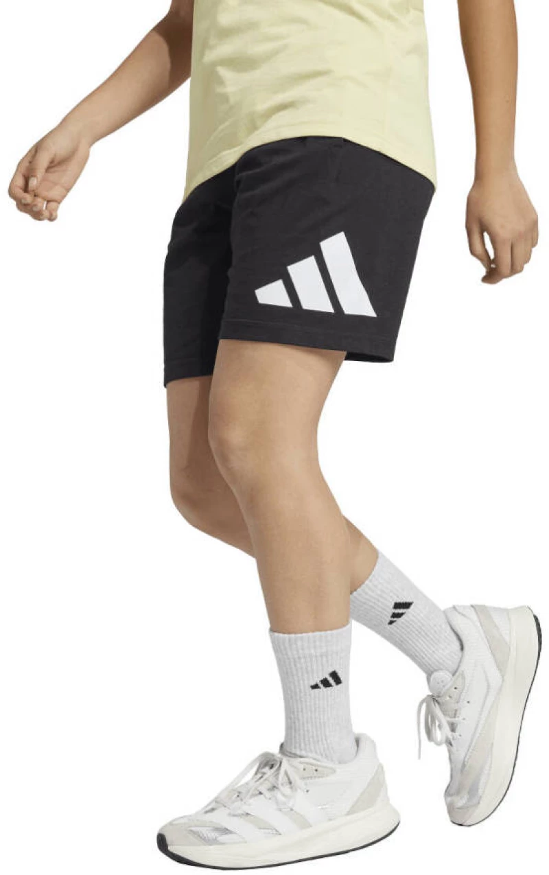 Παιδική Βερμούδα Adidas Sportswear Black/White  Μαύρο Λευκό