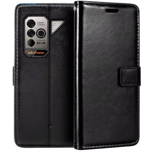 Θήκη Πορτοφόλι Trend Wallet Ulefone Armor 18/19 Series Μαύρο (OEM)