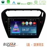 Bizzar LQ Series 4Core Android14 2+32GB Citroen C-Elysee / Peugeot 301 Navigation Multimedia Tablet 9" Με Carplay & Android Auto U-LQ-CT0070BL