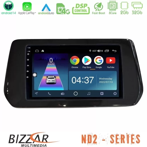 Bizzar ND2 Series 8Core Android14 2+32GB Suzuki Swift 2024- Navigation Multimedia Tablet 9" Με Carplay & Android Auto U-ND2-SZ2514
