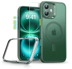 ESR Θήκη Classic Pro Set Halolock MagSafe + Tempered Glass iPhone 16 Frosted Green