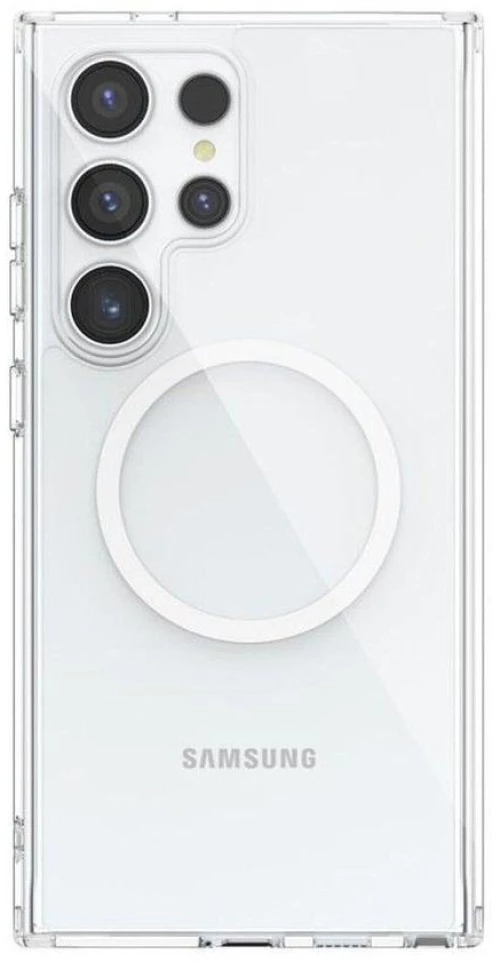 Θήκη Προστασίας Σιλικόνης Clear Case Με Magsafe S25 Ultra